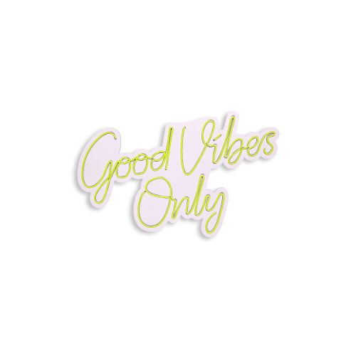 Wallity Ukrasna plastična LED rasvjeta, Good Vibes Only 2 - Yellow slika 11