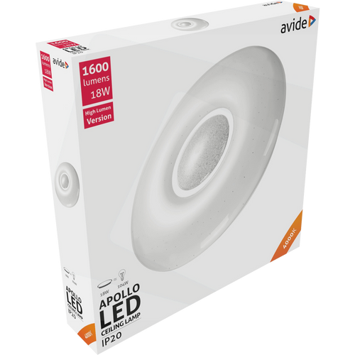 Avide Plafonjera LED, Apollo, 18W, 1600 lm, 4000K, IP20 - ACLO33NW-18W-APO slika 2