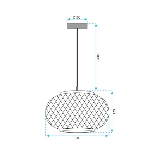 Lampa Viseća APP1247-1CP slika 10