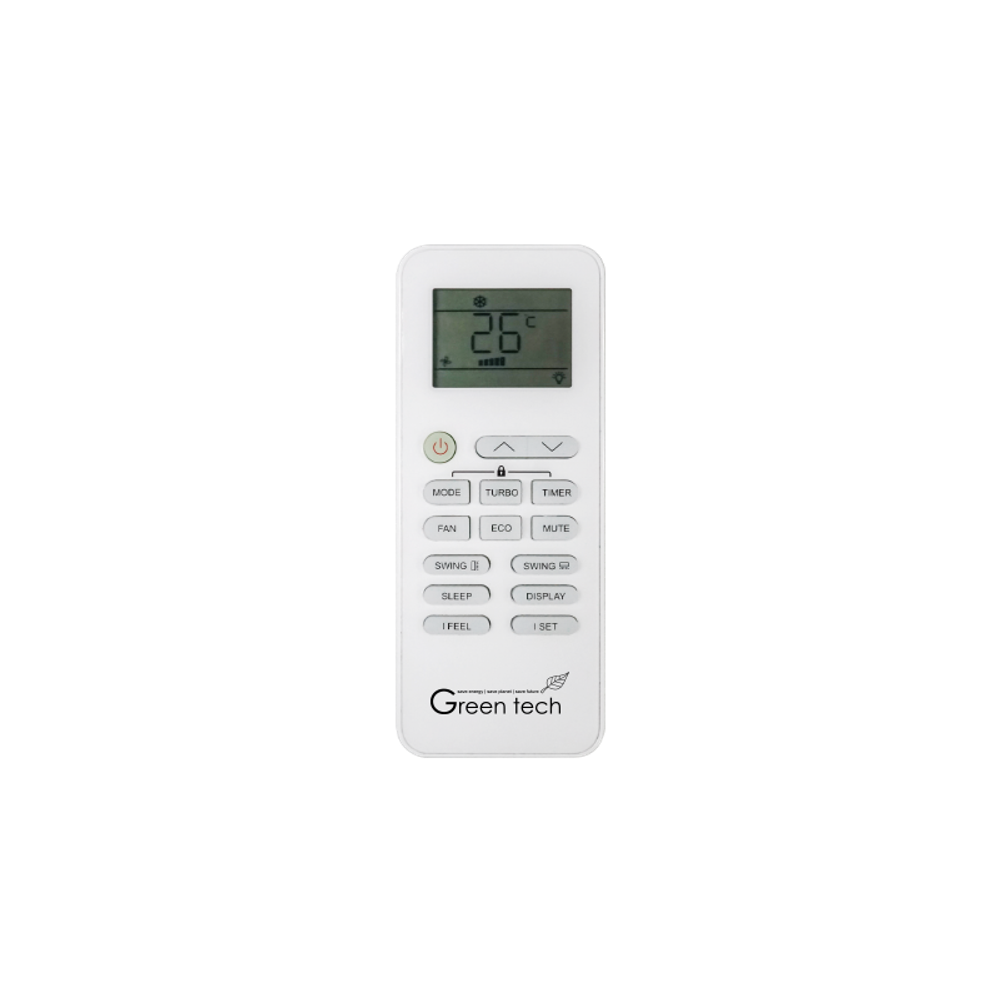 Klima Green Tech 12000BTU, 3.4kW, A++, R32, -22°C ~ 53°C, s grijačem, WiFi, bij. slika 3