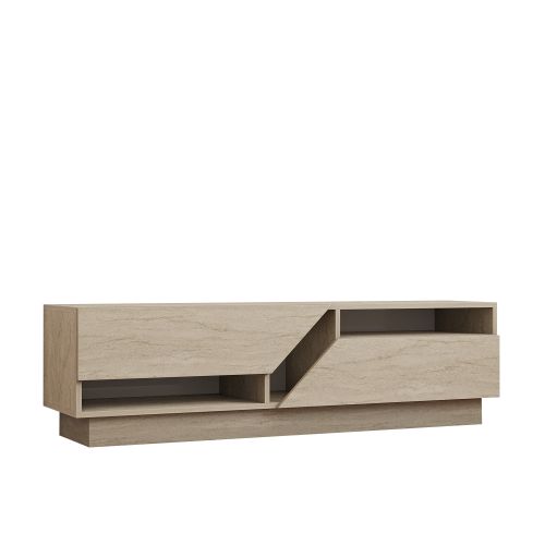 Woody Fashion TV stalak KOZA, boja Travertine slika 4