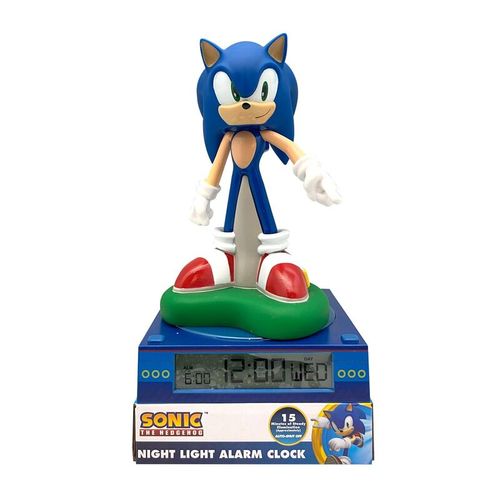 Sonic the Hedgehog 3D lamp with alarm clock slika 1