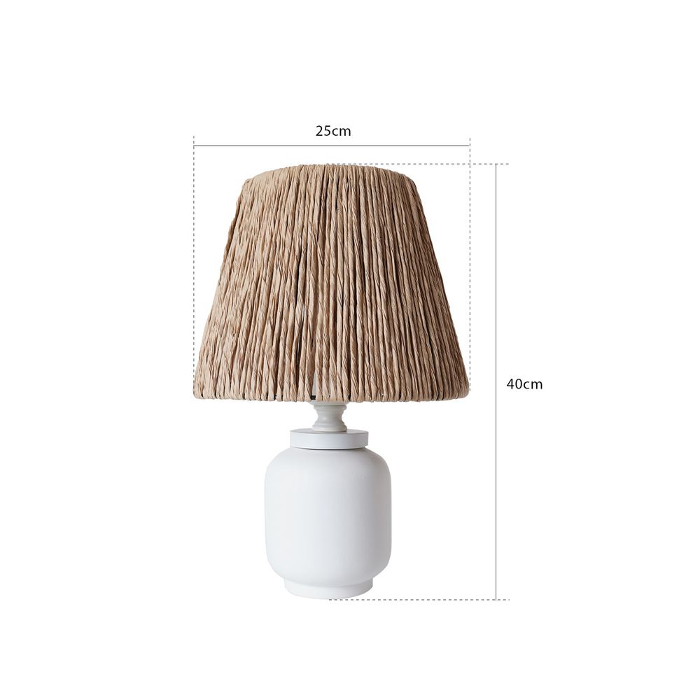 YL588 Bijela Hrastova Lampa za Sto slika 3