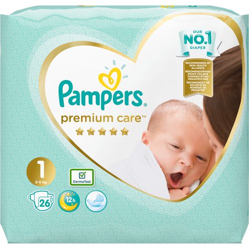 Pampers Premium Care, pelene s trakicama za učvršćivanje, veličina 1 slika 7