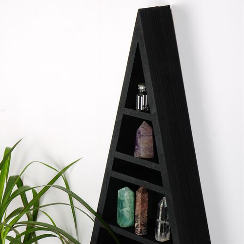 Cry002-S Black Wall Shelf slika 3