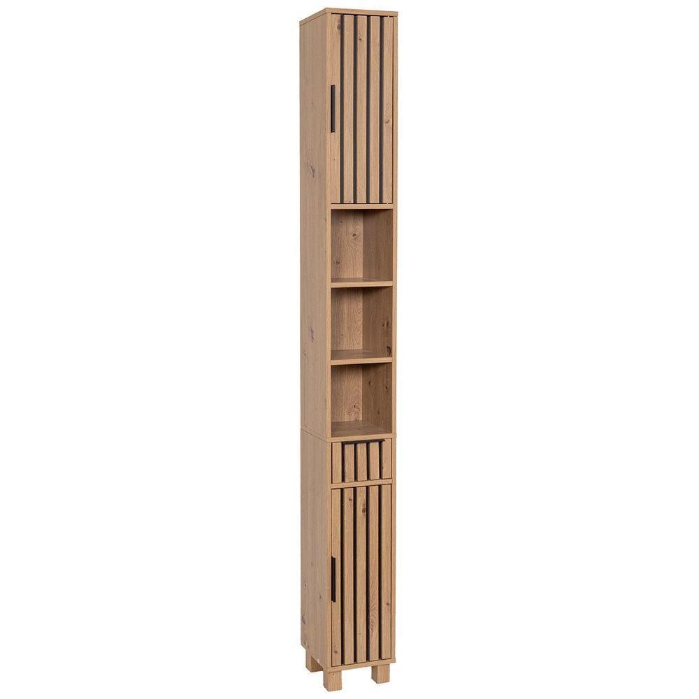 Tendance kupaonski ormarić visoki sa 2 vrata i 2 police Karma 180x20x20 cm mdf slika 1