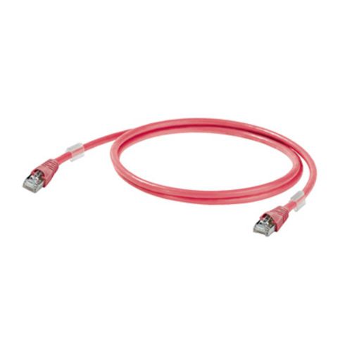 Weidmüller 1166030050 RJ45 mrežni kabel, Patch kabel cat 6a S/FTP 5.00 m crvena UL certificiran 1 St. slika 1