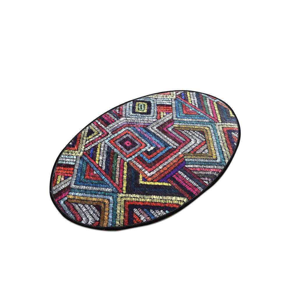 Šareni Obojeni Tepih Maglie Oval DJT (60 x 90 cm) slika 2