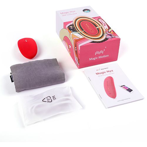 Vibrator za gaćice Magic Motion - Nyx Smart, crveni slika 7