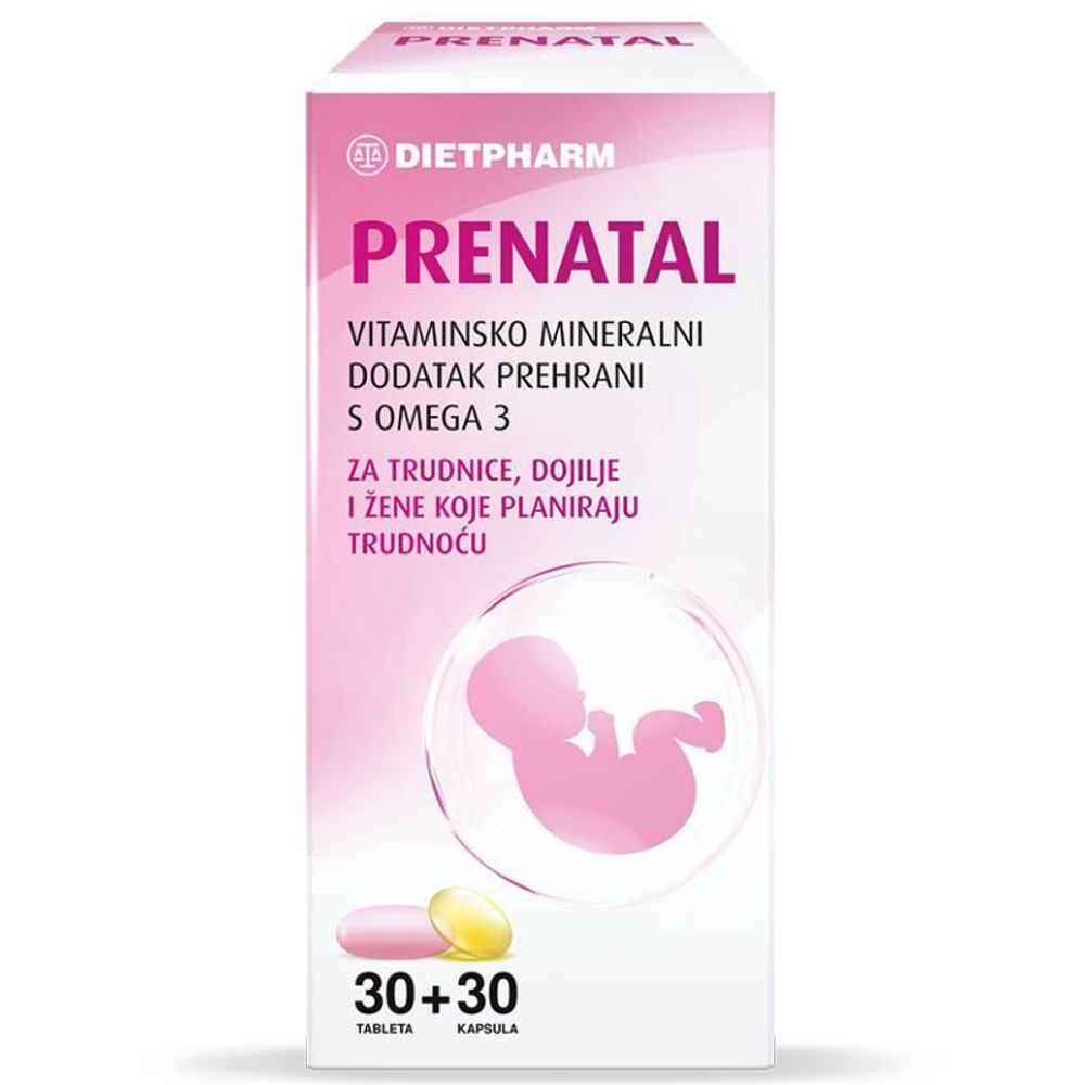 DIETPHARM CENTRAVIT PRENATAL A30TBL slika 1
