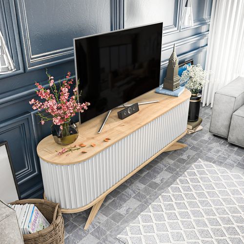 Stor - Sapphire, White Sapphire
White TV Stand slika 4