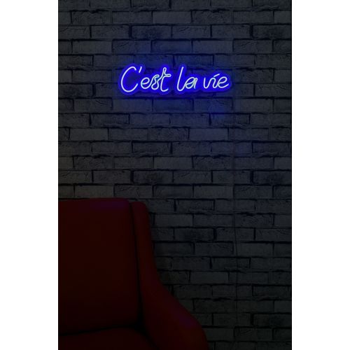 Wallity Ukrasna plastična LED rasvjeta, C'est La Vie - Blue slika 13