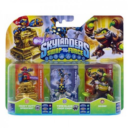 Skylanders SWAP Force Triple Pack C (Star Strike + Gill Grunt + Trigger Happy) slika 1