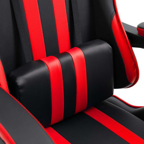 Igraća stolica od umjetne kože crvena slika 6