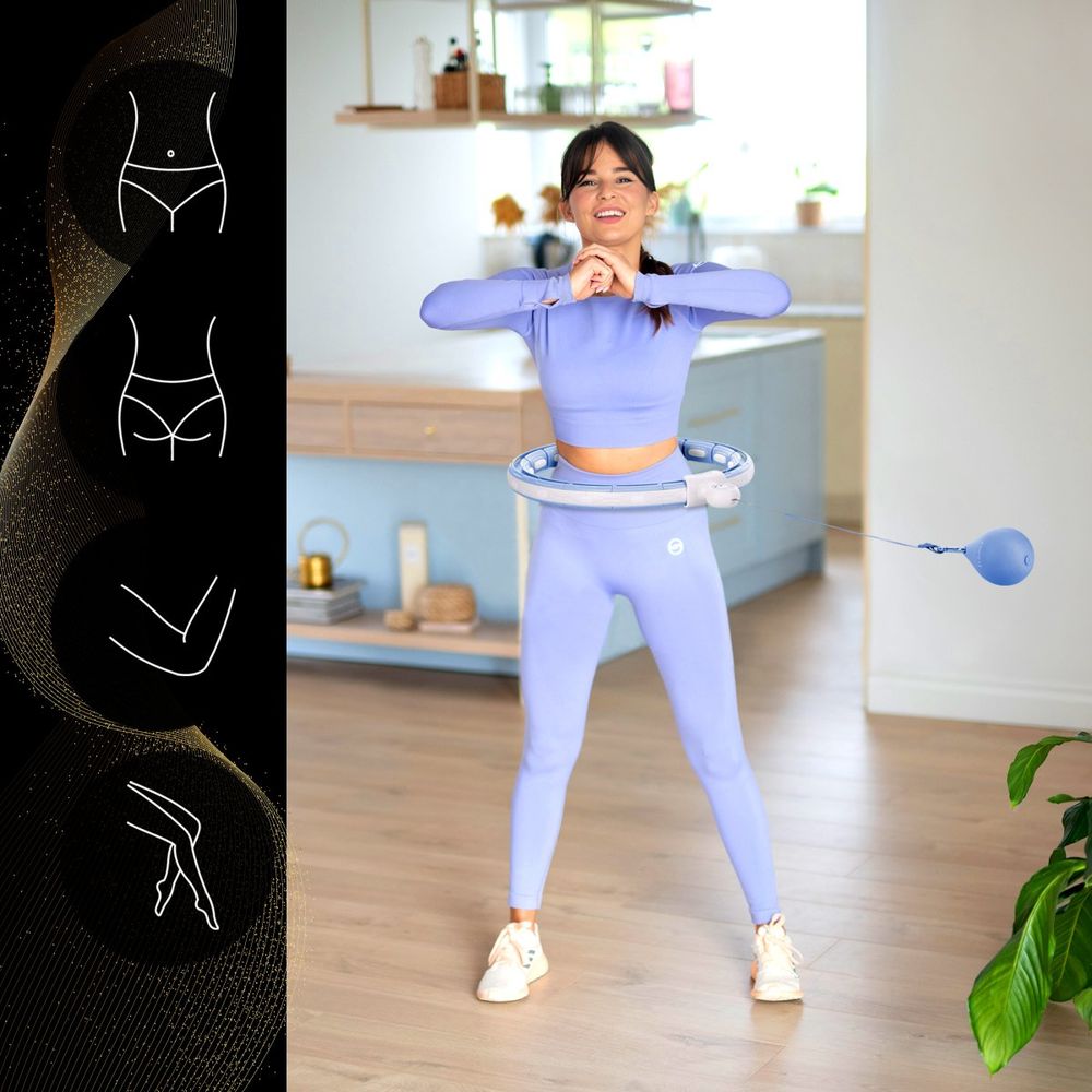 Hhm15 hula hoop plavi magnetski s utegom hms slika 8