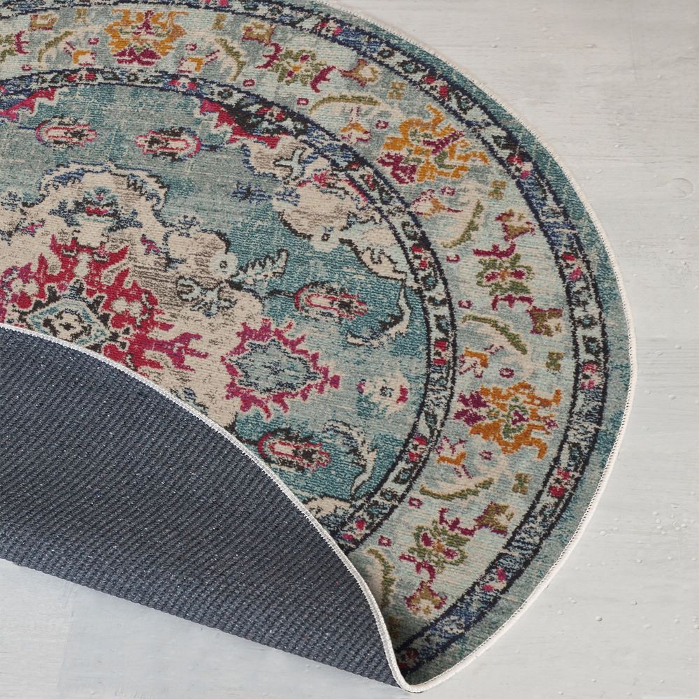 Tepih WOOPAMUK495 Turquoise - Kvadratni Tepih (120 x 120 cm) slika 4