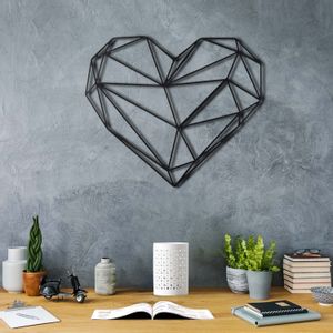 Wallity Metalna zidna dekoracija, Heart v2