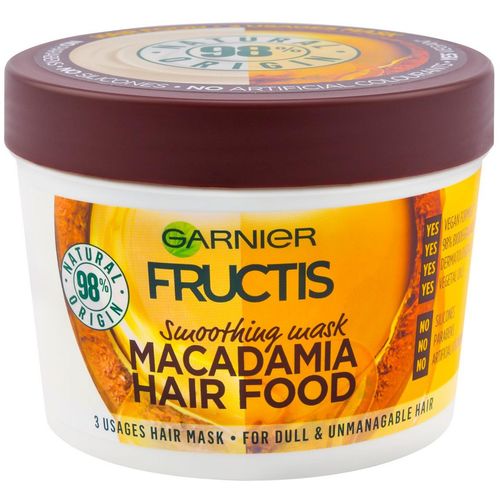 Garnier Fructis Hair Food Macadamia maska za beživotnu kosu koja se teško oblikuje 390 ml slika 1