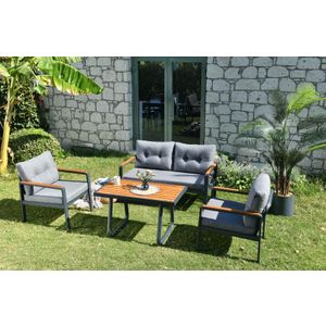 Tivoli - Sivi Vrtni Lounge Set