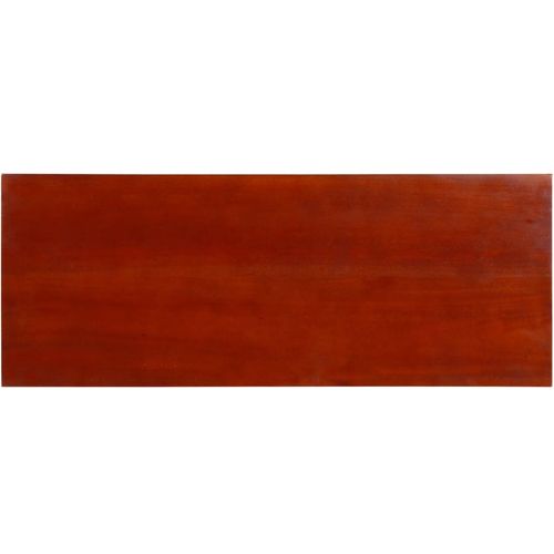 Konzolni stol klasični smeđi 90x30x75cm masivno drvo mahagonija slika 14