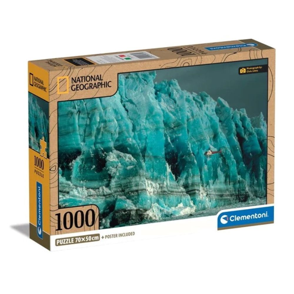 Clementoni Puzzle CL39731 National Geographic Hubbard Glacier 1000kom slika 1