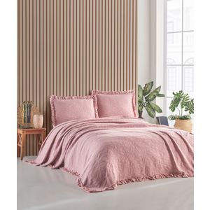 L'essential Maison Ilda - Set prekrivača za bračni krevet od pamučnog praha