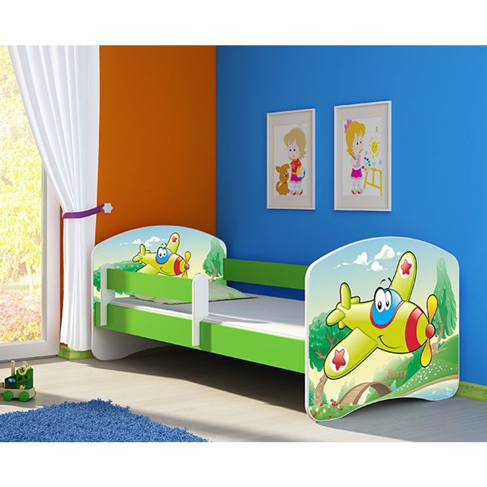 ACMA Dječiji krevet Acma II Green - 180x80cm - Dezen 29 slika 1