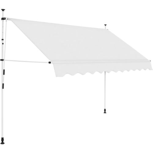 Tenda na ručno uvlačenje 300 cm krem slika 7