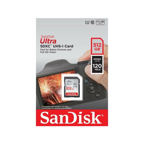 SanDisk Ultra SDXC memorijska kartica od 512GB, 150MB/s slika 1