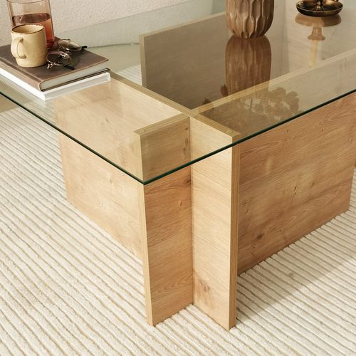 Hanah Home Escape - Sapphire Oak Sapphire Oak Coffee Table slika 4