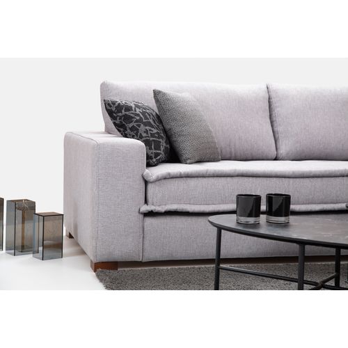 Atelier Del Sofa Kutna garnitura LENA, svjetlo siva, Lena Corner - Light Grey slika 11