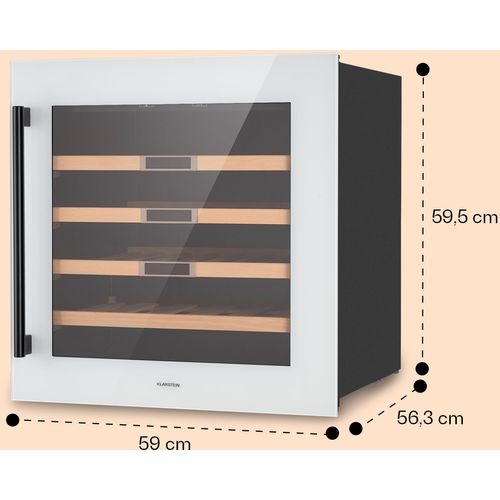 Klarstein Vinsider 36 Built-In Uno, ugradbena vinska vitrina, Quartz slika 2