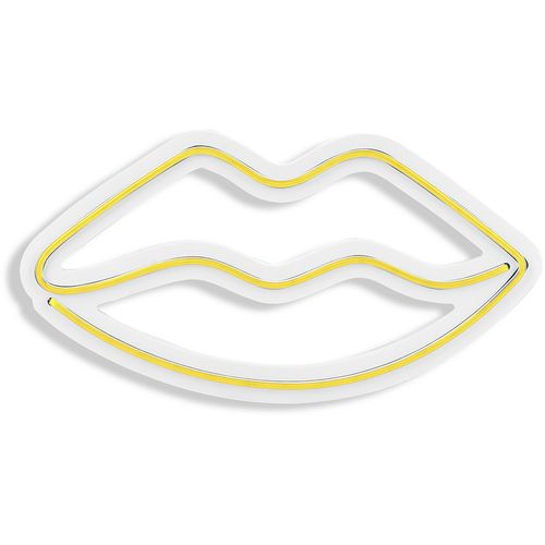 Wallity Ukrasna plastična LED rasvjeta, Lips - Yellow slika 6