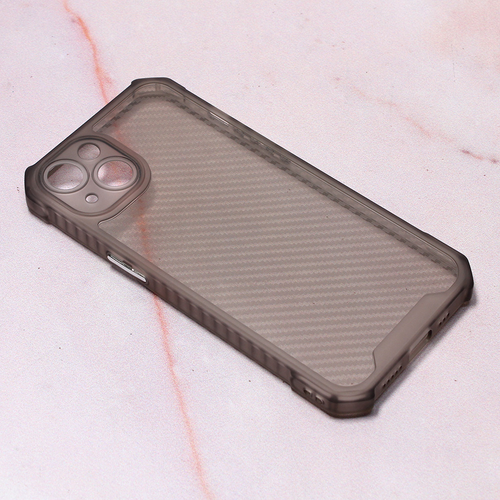 Torbica Carbon Crystal za iPhone 13 6.1 crna slika 1