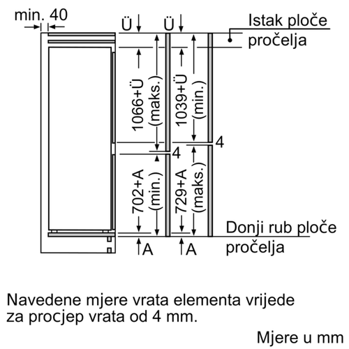 Bosch ugradbeni hladnjak KIS86AFE0 slika 9