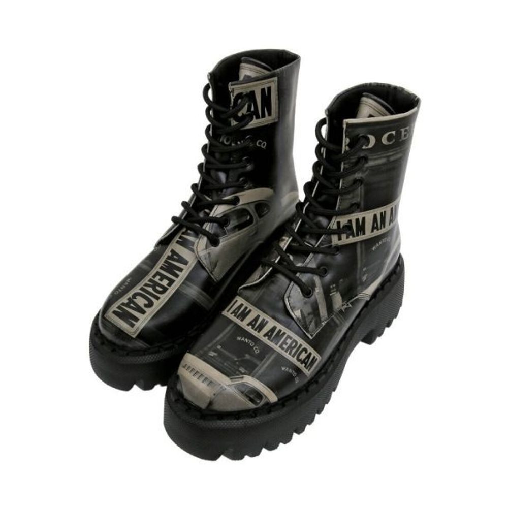 DOGO Duboke čizme Navy I am an American slika 2