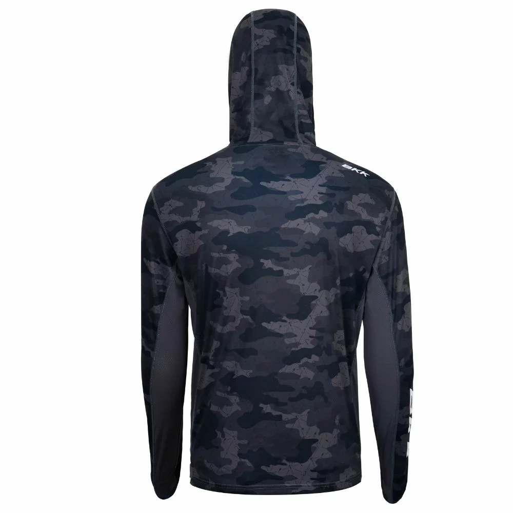 BKK Hooded Long Sleeve Performance Shirt CAMO #XL slika 4