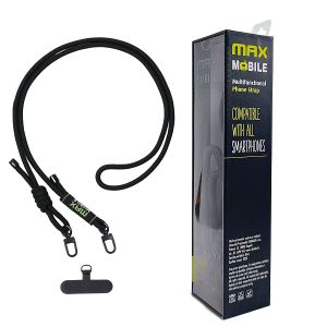 MAXMOBILE VEZICA ZA MOBITEL 6mm Crna