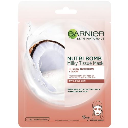 Garnier Skin Naturals Nutri Bomb tekstilna maskaza lice sa kokosovim mlekom 28g slika 2