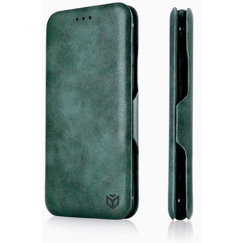 Techsuit Safe Wallet Plus preklopna futrola za Motorola Moto G54 Power Edition / G64 – tamno zelena slika 1