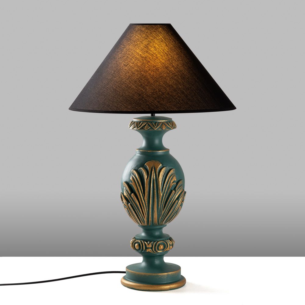 ELEGANZE-5311 Zelena i Crna Stočna Lampa slika 5