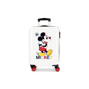 MICKEY ABS Kofer 55 cm - Bela MICKEY 100