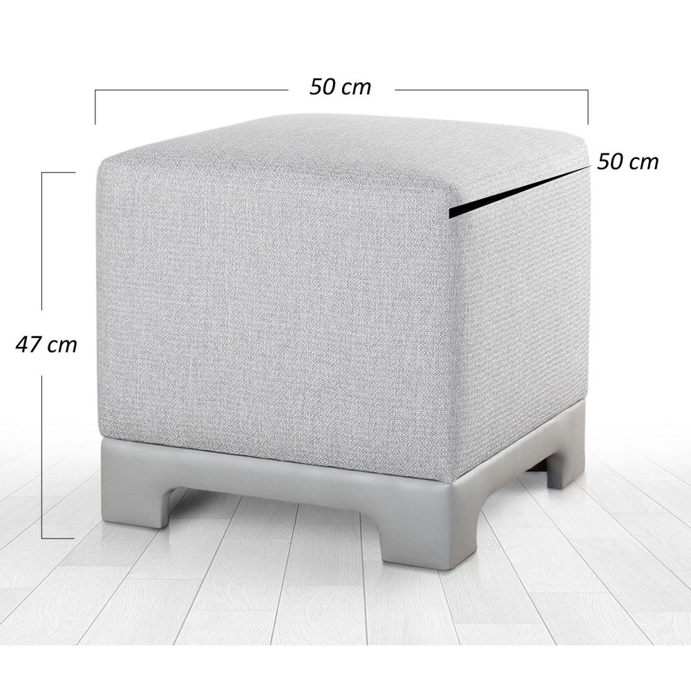 Lenover - Sivi Pouf slika 6