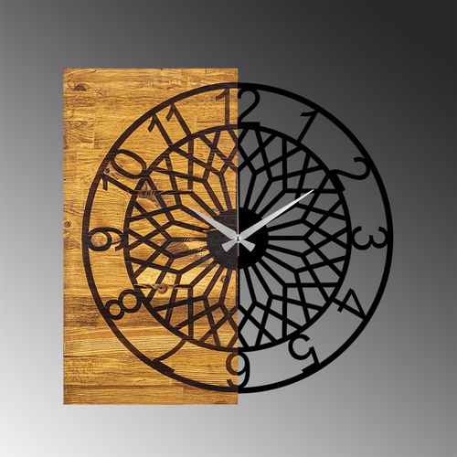 Wallity Ukrasni drveni zidni sat, Wooden Clock 6 slika 5