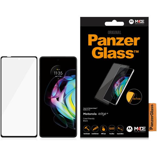 Panzerglass zaštitno staklo za Motorola edge 20  case friendly black slika 1