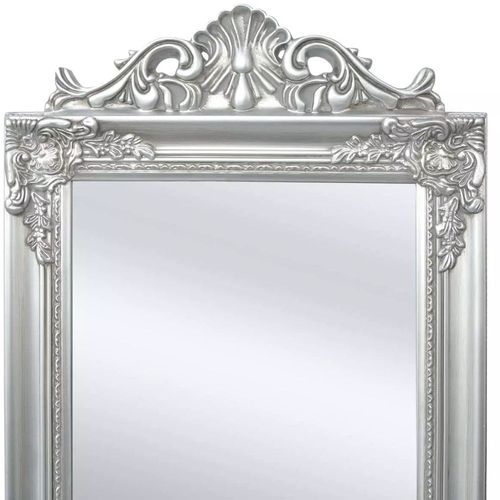 Samostojeće Ogledalo Barokni stil 160x40 cm Srebrna boja slika 23