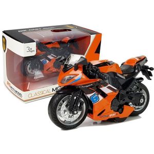 Dječji sportski motocikl 1:14 narančasti
