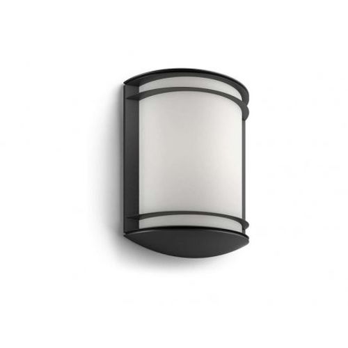 Philips antelope 4000k wall lantern black 1x6w slika 1