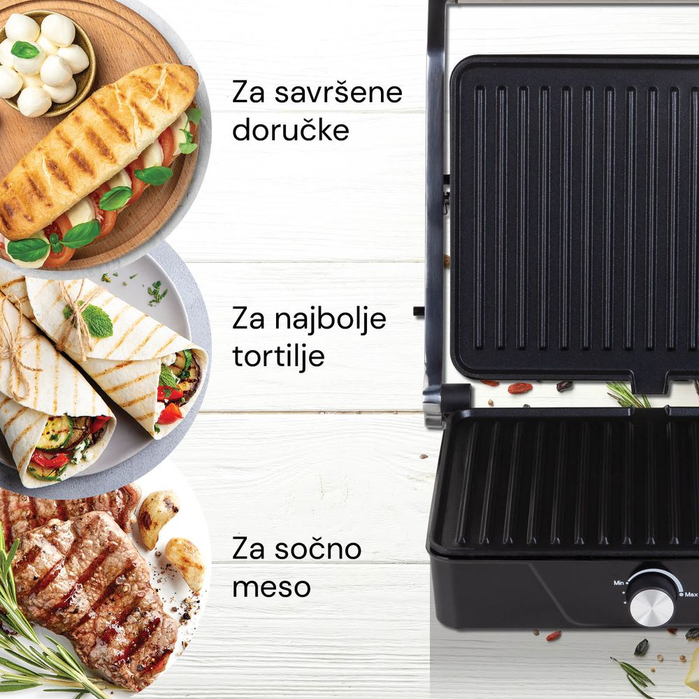 Rosmarino kontaktni roštilj Vitalia slika 5
