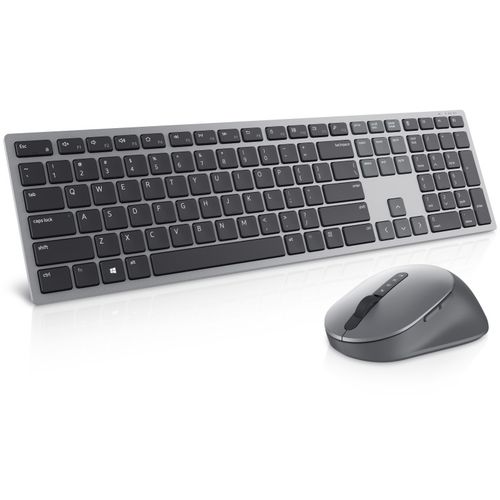 DELL KM7321W Wireless Premier Multi-device US tastatura + miš siva slika 8